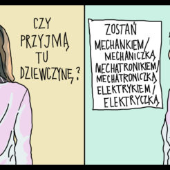 Mechaniczka, techniczka ... apel o żeńskie końcówki nazw zawodów.